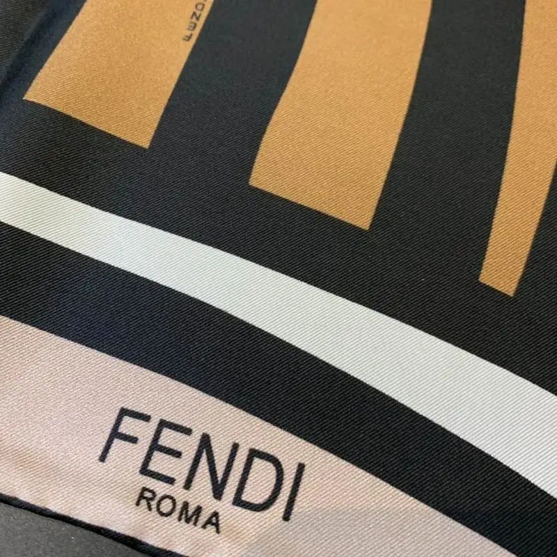 Fendi silk scarf 50X50cm E15 (11)